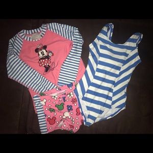 Hanna Andersson Disney Swim Set Size 110, 5